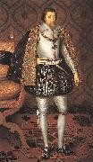 King James I of England r SOMER, Paulus van